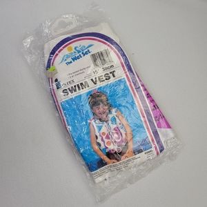 Vtg The Wet Set Inflatable Swim Vest # 59660